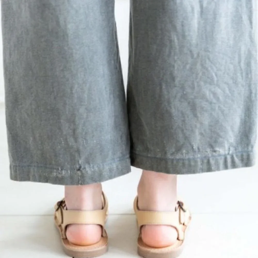 NWOT Hereu Morella Flat Sandals in Beige